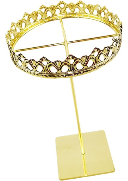 Taç Şeklinde Küpe Standı Metal Aksesuar Rafı Mücevher Düzenleyici Kolye (Yurt Dışından) indirimleri