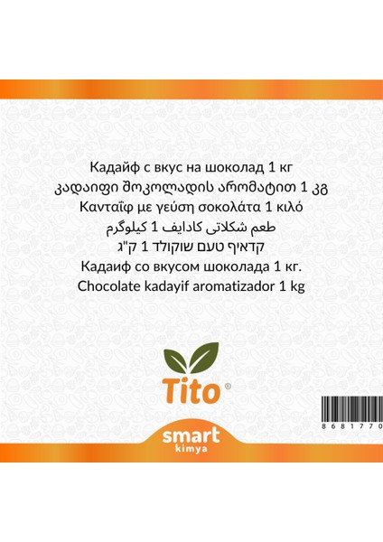 Toz Kadayıflı Çikolata Aroması 1 kg fiyatları