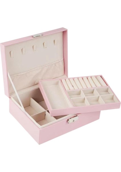 Uzay Mücevher Tutucu Hediye Kutusu Kolye Seyahat Pembe (Yurt Dışından) modelleri