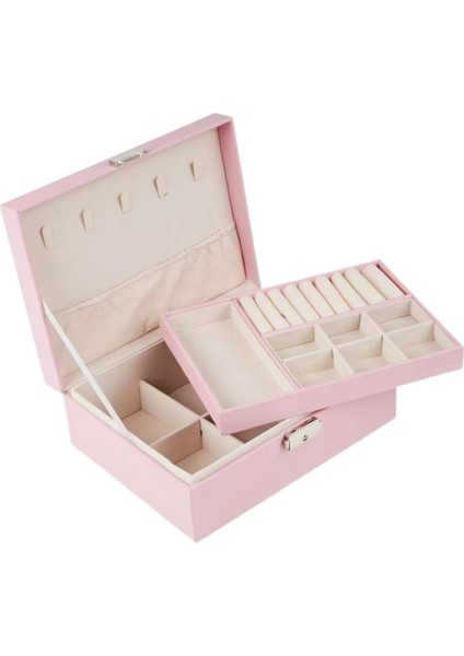 Uzay Mücevher Tutucu Hediye Kutusu Kolye Seyahat Pembe (Yurt Dışından) fırsatları