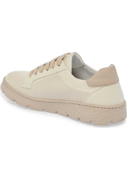 Beyaz Hakiki Deri Kadın Sneaker - K24I1AY67349-A26 fiyatları