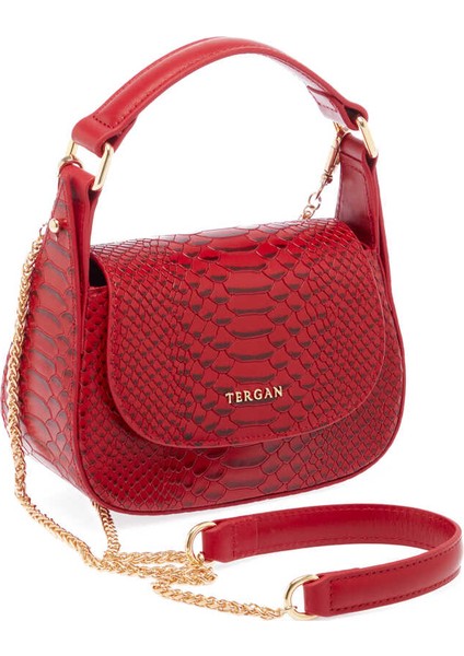 Kırmızı Hakiki Deri Kadın El Çantası - S24Y1BC80199-G2D fiyatları