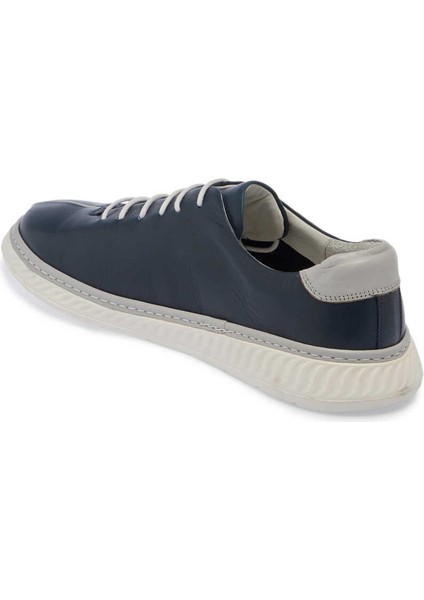 Lacivert Deri Erkek Sneaker - E24I1AY56812-A31 Lacivert