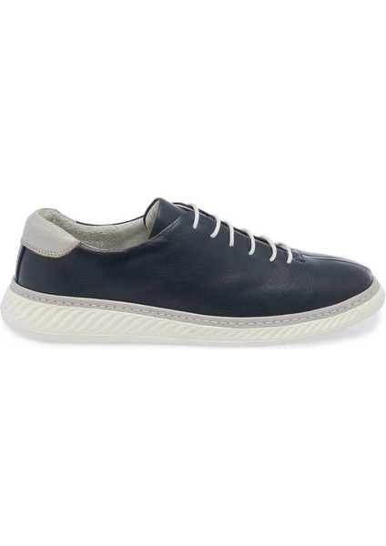 Lacivert Deri Erkek Sneaker - E24I1AY56812-A31 Lacivert