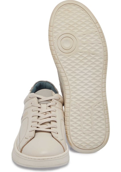 Bej Deri Erkek Sneaker - E24I1AY56835-A25  Bej