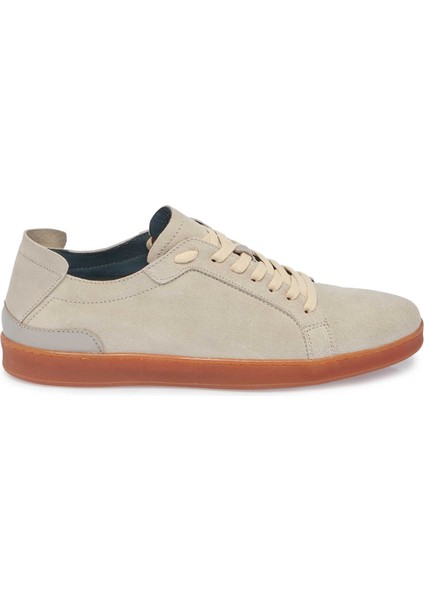 Bej Süet Deri Erkek Sneaker - E24I1AY56834-B79 Bej