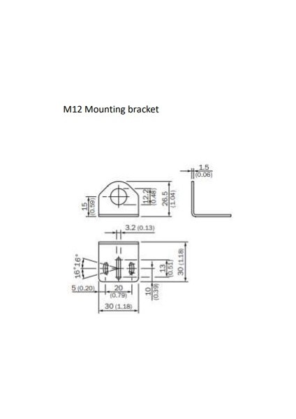 M18 Sensör Montaj Ayağı Glvz 5 Adet