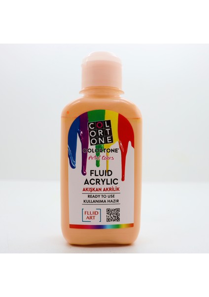 Sanat Boyaları Fluid Acrylic 150 ml (Ten)