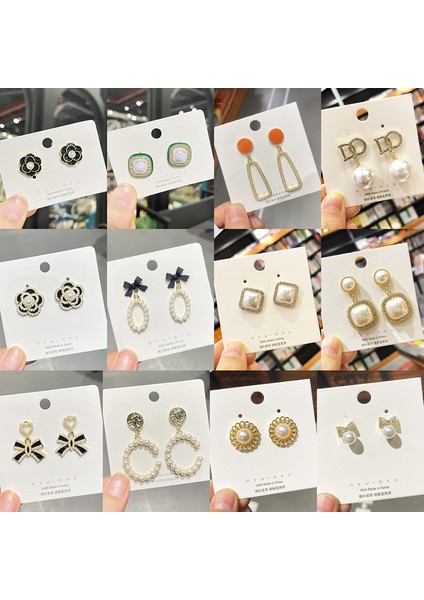 xiaoxiang Inci Küpeler Niş Retro Küpeler S925 Gümüş Iğne Küpeler Üst Seviye Bayan Küpeleri (Yurt Dışından) fiyatları