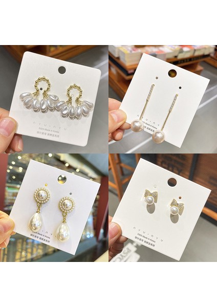 xiaoxiang Inci Küpeler Niş Retro Küpeler S925 Gümüş Iğne Küpeler Üst Seviye Bayan Küpeleri (Yurt Dışından) fırsatları