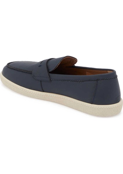 Lacivert Deri Erkek Loafer - E24I1AY56705-A38 Lacivert