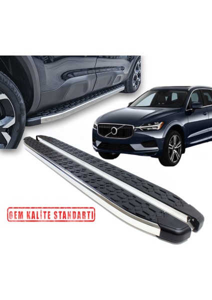 XC60 2009 2017 Araca Özel Blackline Yan Basamak