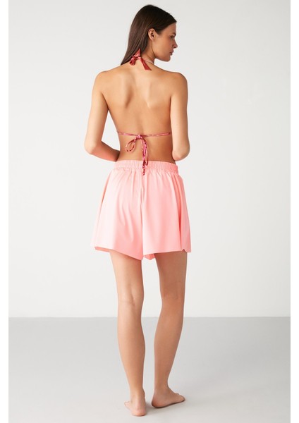 Pink Taytlı Kısa Şort