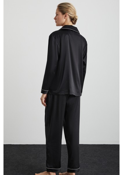 Sidney Saten Pijama Takımı