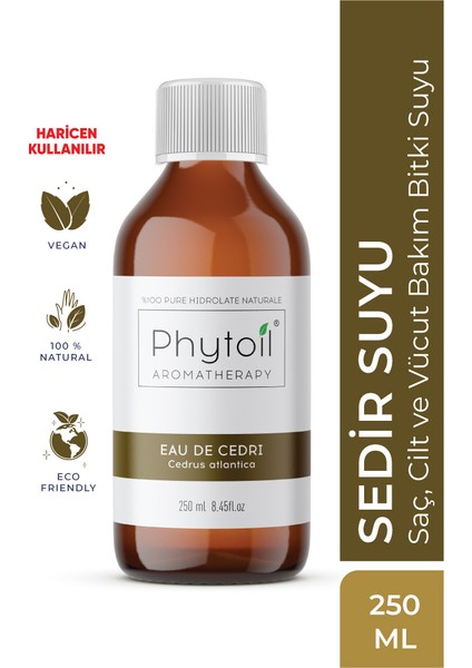 Sedir Suyu- Saç, Cilt ve Vücut Bakım Bitki Suyu- Phytoıl Eau De Cedrı 250 ml