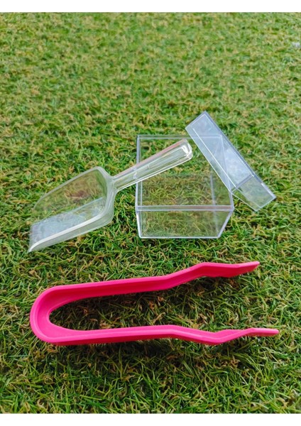 Duyusal Oyunlar Için Plastik Aktarma Seti - Cımbız, Kürek - Kap
