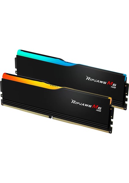 Gskıll Ripjaws M5 Siyah Rgb DDR5-6400MHZ CL36 32GB (2X16GB) Dual (36-48-48-96) 1.35V