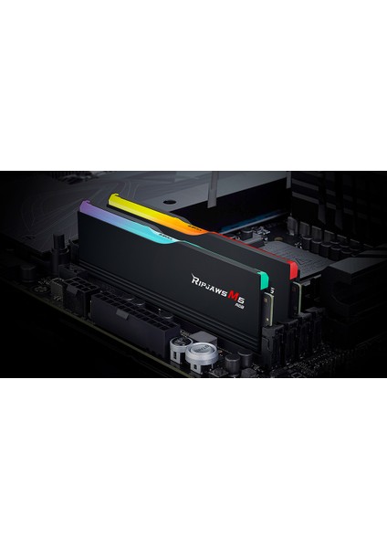 Gskıll Ripjaws M5 Siyah Rgb DDR5-6400MHZ CL36 32GB (2X16GB) Dual (36-48-48-96) 1.35V