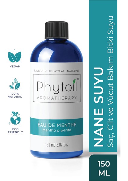 Nane Suyu- Saç, Cilt ve Vücut Bakım Bitki Suyu- Phytoıl Eau De Menthe 250 ml
