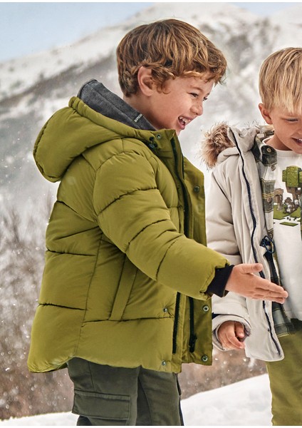 4469 Erkek Çocuk Yeşil Mont