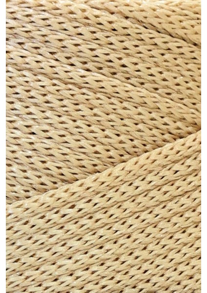 2 mm - 200 gr Polyester (Pp) Makrome Ipi 230 mt Polyester Makrome Ip Supla Ip ve Çanta Ipliği Sütlü Kahve