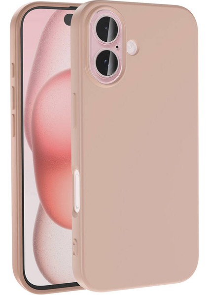 iPhone 16 Kılıf Lansman Içi Kadife Soft Yumuşak Dokulu Liquid Silikon Kapak Lsr