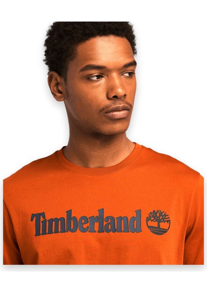 TB0A5UPQ Linear Logo Sleeve Erkek T-Shirt modelleri