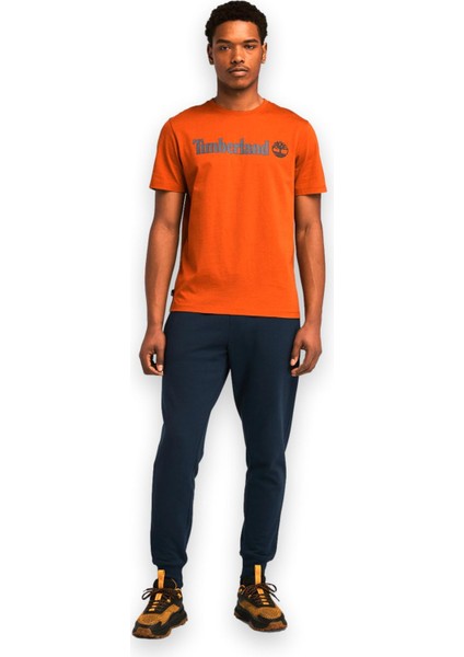 TB0A5UPQ Linear Logo Sleeve Erkek T-Shirt fırsatları