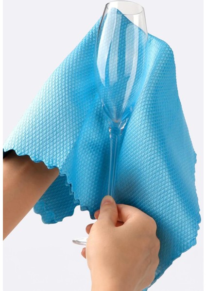 Clean | Microfiber 40x40 cm 5'li Baklava Desen Cam Temizlik Bezi fırsatları