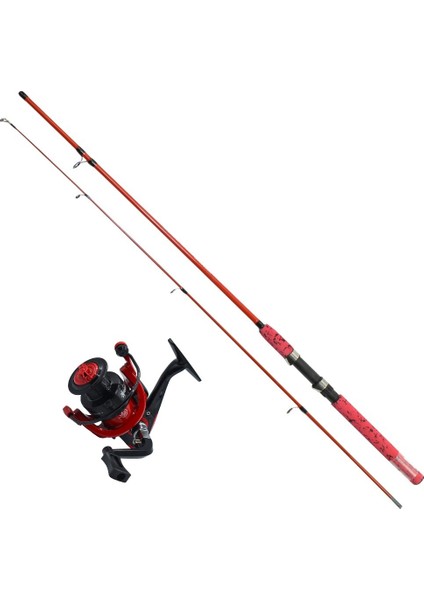 3610-SILSTAR Fibertech 240CM. 2 Parça Spin Kamış 20-50GR Atar+Captain Keops Spin Makine 3 Bb Ollta Seti