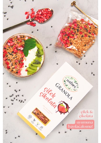 Çikolata & Çilek Granola 240GR