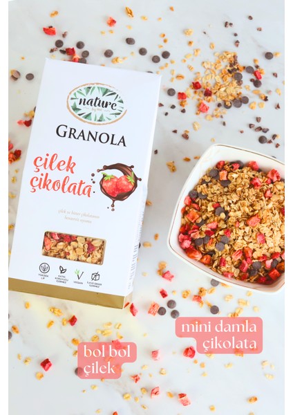 Çikolata & Çilek Granola 240GR