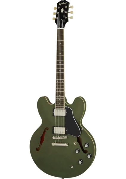 ES-335 Elektro Gitar (Olive Drab)