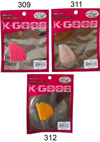 3512 Escapee 5cm Aromalı Lrf Silikon Yem 10'lu Paket