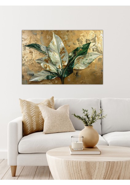 Dekoratif Yapraklar Kanvas Tablo fiyatları
