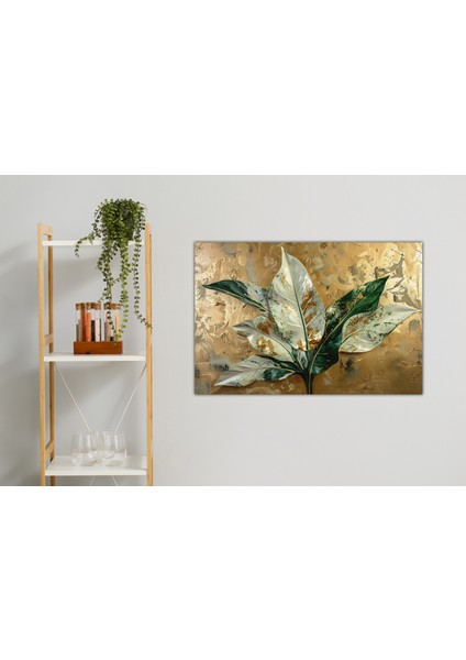 Dekoratif Yapraklar Kanvas Tablo fırsatları