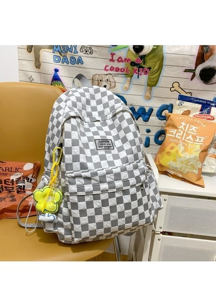 Modaya Uygun Gündelik, Kontrast Renkli Üniversite Öğrenci Çantası (Yurt Dışından)