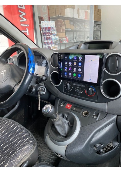 Cıtroen Berlıngo 2010-18 Uyumlu Androıd Multimedya Gerçek 2/32 Kablosuz Carplay Geri Görüş Kameralı