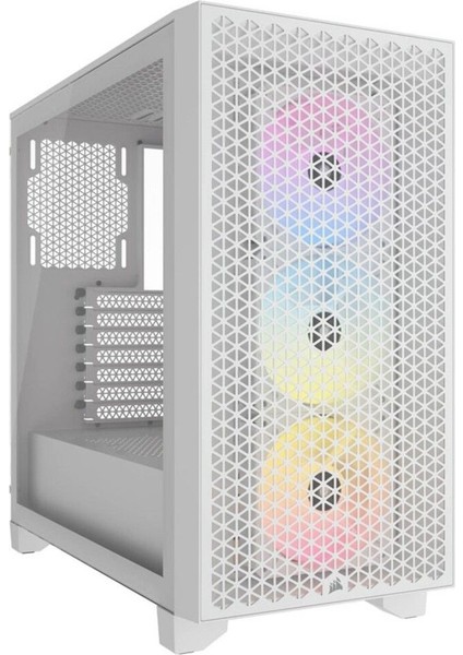 Corsaır CC-9011256-WW 3000D Rgb Aırflow Mıd-Tower Pc Case Beyaz