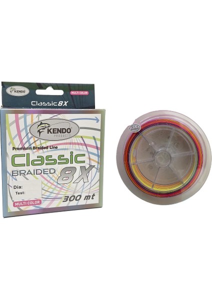 Kendo Classic 8x 300M Multicolor Örgü Ip Misina