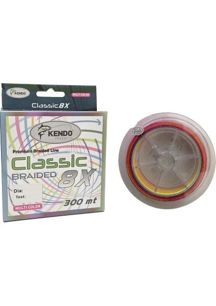 Kendo Classic 8x 300M Multicolor Örgü Ip Misina