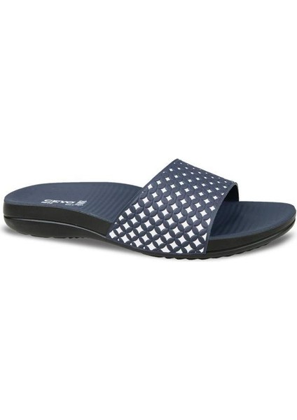 9814-19 Anatomik Taban Kadın Terlik Lacivert 36-40