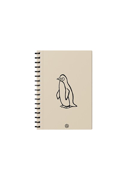 "penguen" Desenli Not Defteri