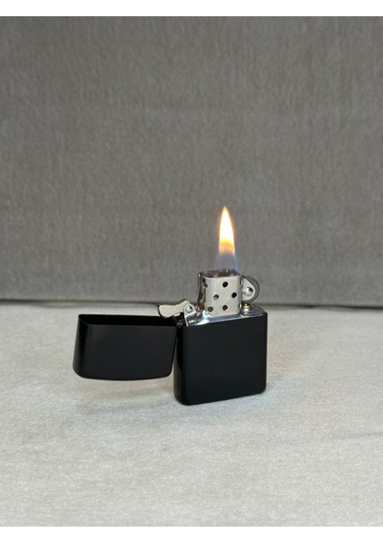 Zippo Tarzı Benzinli Çakmak 3 Adet T-525-3