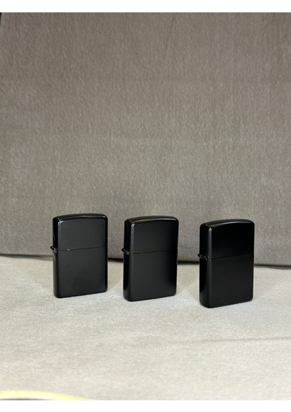 Zippo Tarzı Benzinli Çakmak 3 Adet T-525-3