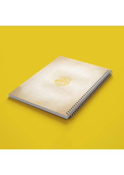 NKB-SPD004 Harry Potter Hufflepuff A5 Spiralli Defter