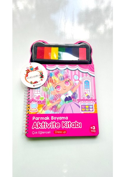 Parmak Boyama Aktivite Kitabı Giydir Beni