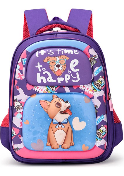 Ilkokul Öğrencilerinin Okul Çantası Çift Omuzlu Sırt Çantası (Yurt Dışından)