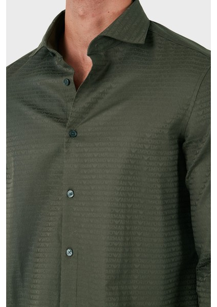 Pamuklu Logolu Regular Fit Gömlek Erkek Gömlek 6D1C86 1nıuz F512 indirimleri