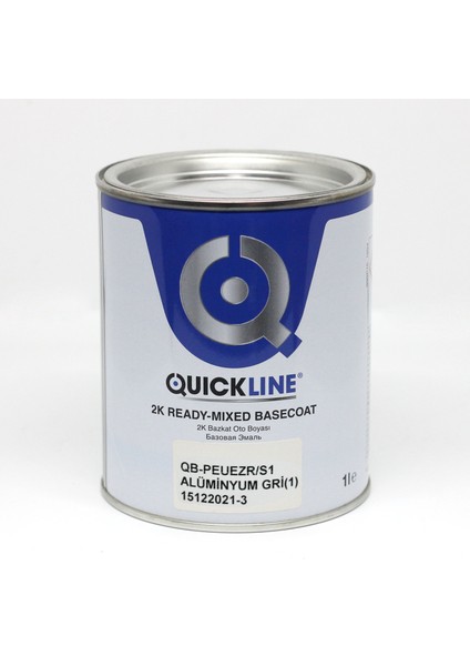 Quickline 2k Bazkat-Alüminyum Gri-1l